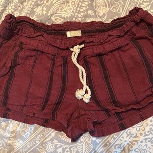 Roxy Striped Beach Shorts